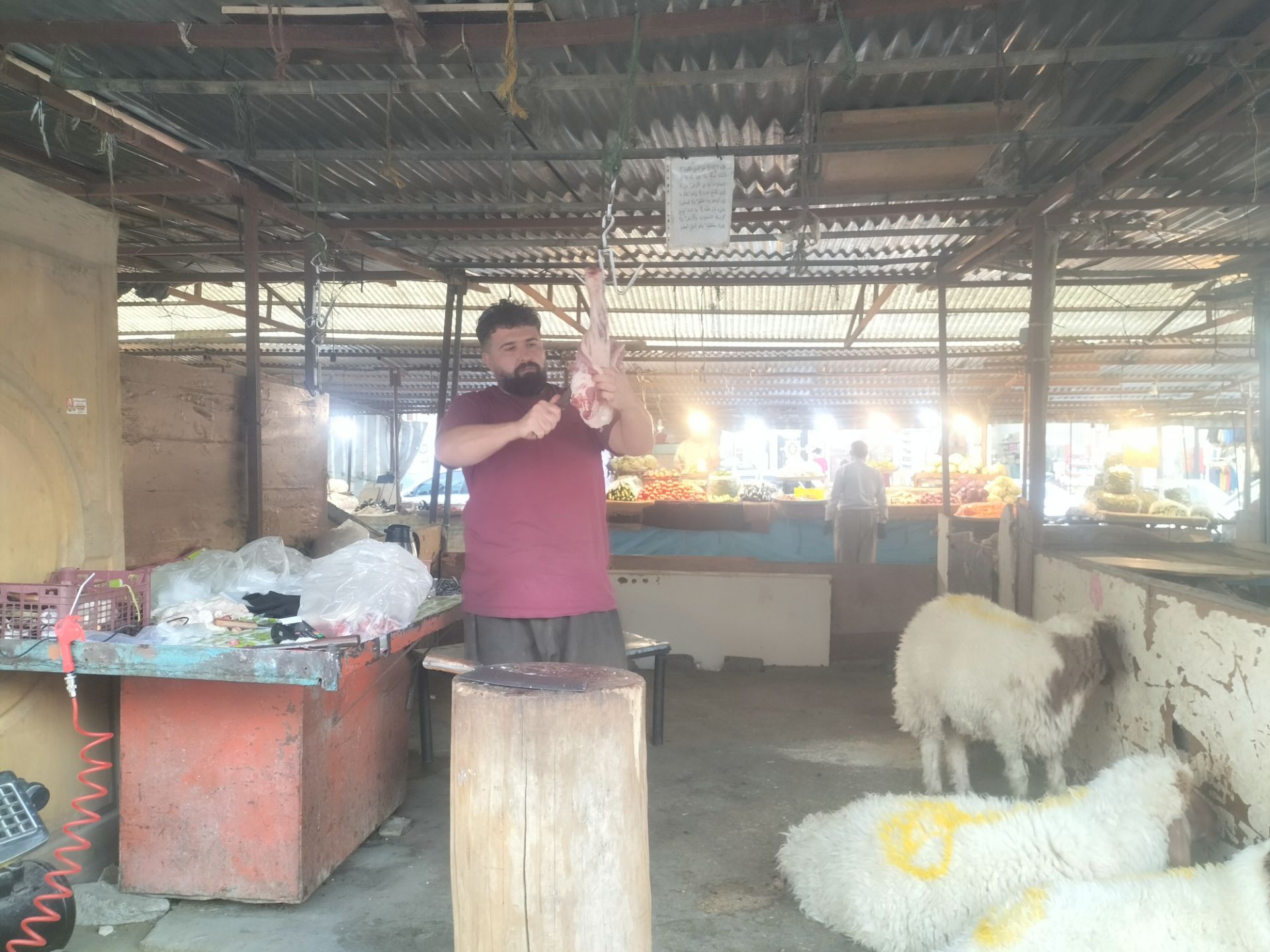 قصاب گوشت در دولت آباد کرمانشاه